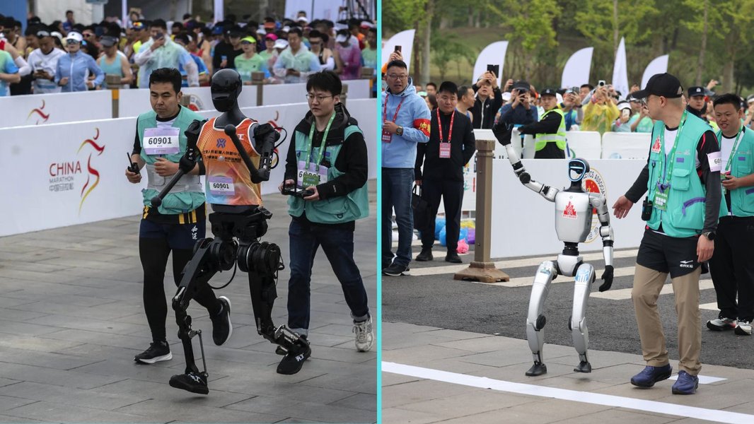Humanoid Robots Lose First Marathon Race Against Humans