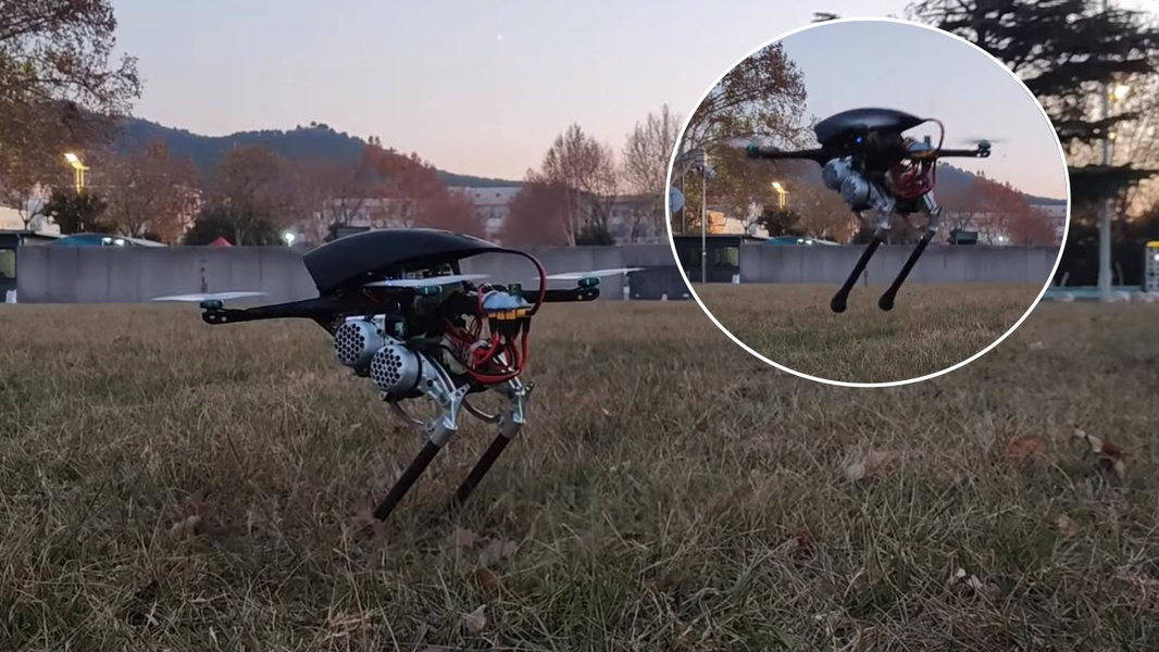 Kou-Iii: China Develops a Robot that Walks and Jumps Using Drone Technology