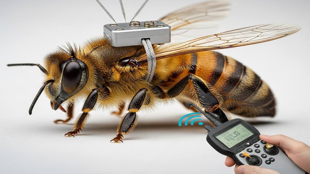 China Develops Cyborg Bees with Brain-Control Interface for Reconnaissance