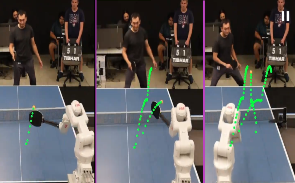 Google DeepMind's Robot Defeats Amateur Table Tennis Players