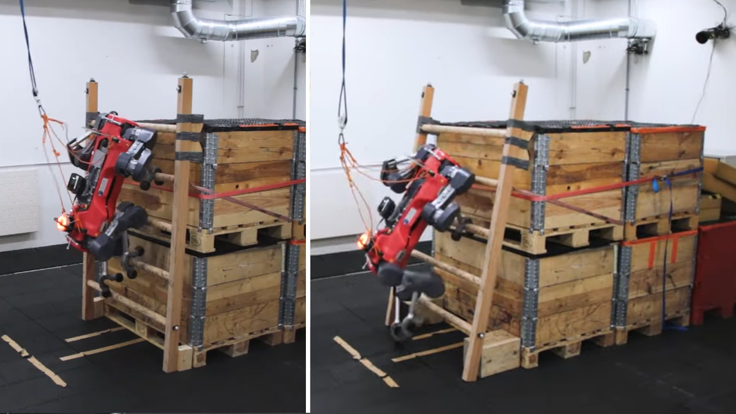 ETH Zurich: Training Quadruped Robots to Climb Ladders