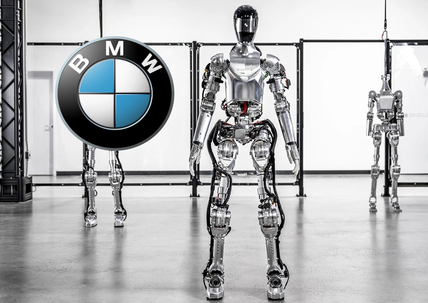 BMW brings  humanoid robots to the  factory