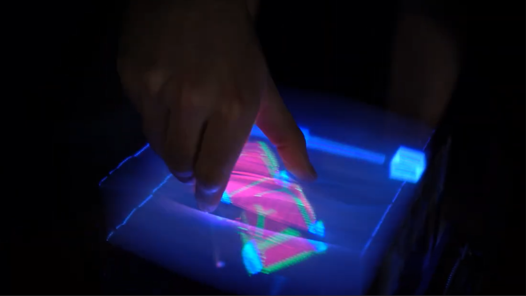 Touching a Hologram: FlexiVol, the First Display to Enable Real Interaction with 3D Images