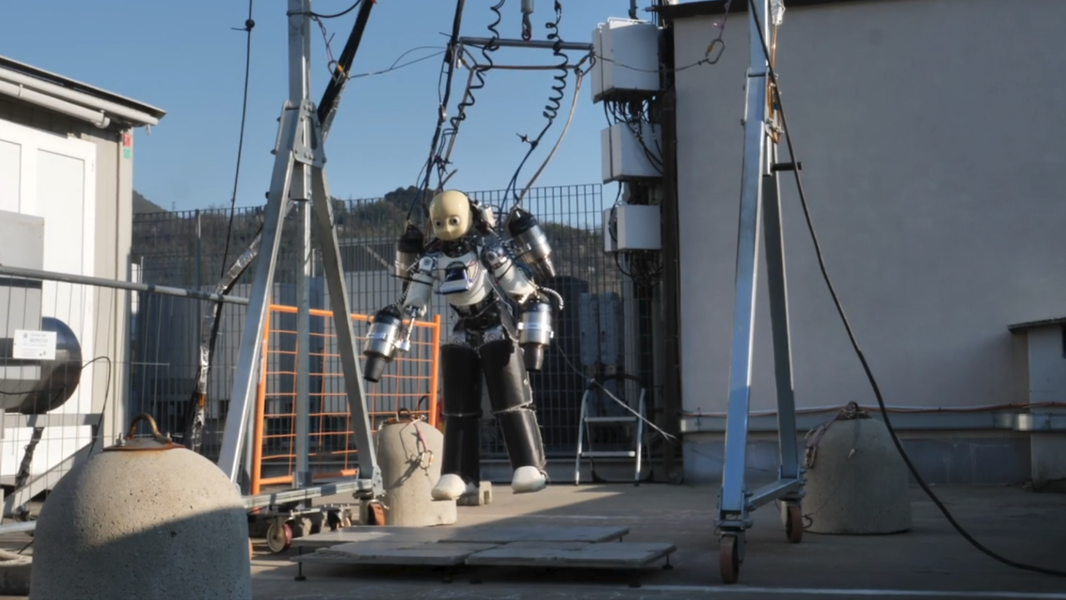 Iron Man Takes Flight: Italy Unveils First Flying Humanoid Robot