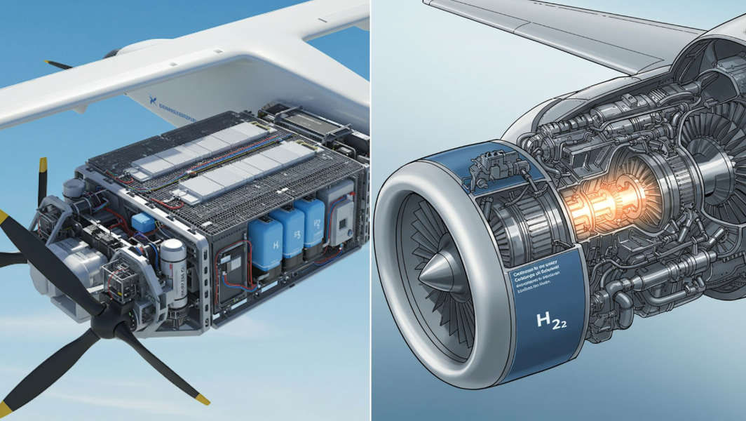 Hydrogen-Powered Aircraft: Fuel Cells or Combustion Engines — Which is Better?