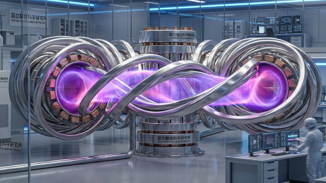 Japan Selects Its First Stellarator Fusion Reactor to Move into the Implementation Phase