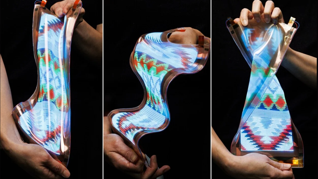 LG Unveils a Stretchable Display That Can Expand by Half Its Original Size