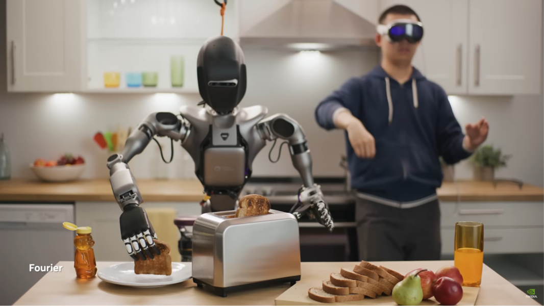 NVIDIA Leverages Apple Vision Pro for Robot Training