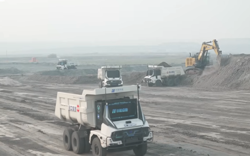 China Launches a Fleet of 100 Robotic Mining Trucks