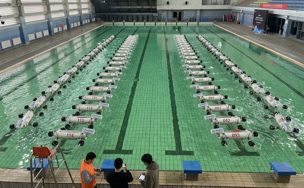 China Sets Guinness World Record With 116 Autonomous Underwater Robots Operating Simultaneously